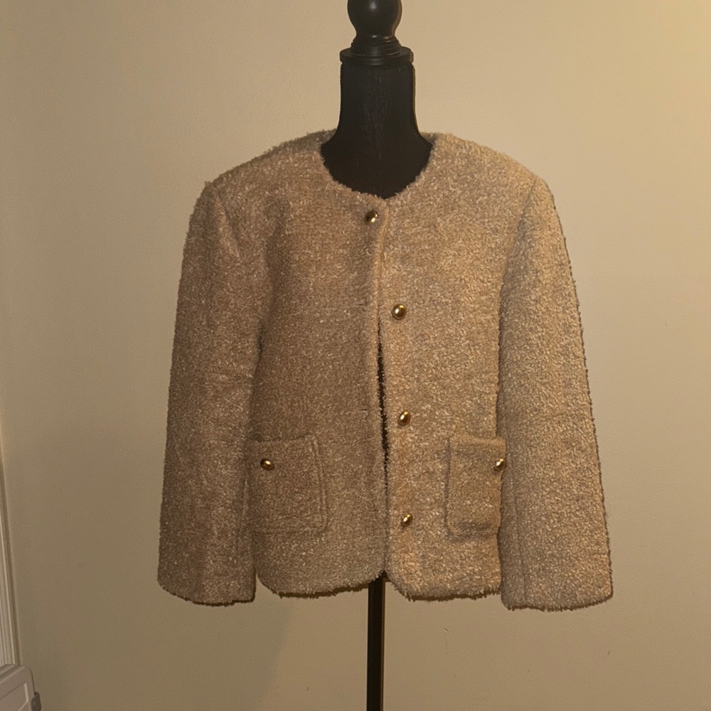 Moon River Cream Teddy Jacket SOLD